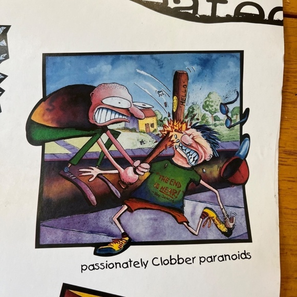 Tiny Damage Notions Large Poster College Collection Wall Room Decor, Size 24x36 - Picture 5 of 13